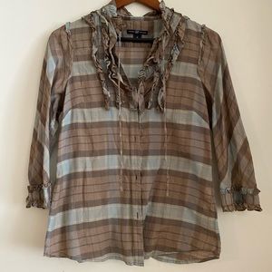 GAP PLAID BUTTON UP